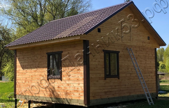 4 Брусовой дом ОД-18, 6Х7.5м, 42 М², Псковская область, Новоржевский район, деревня Прусы (6)